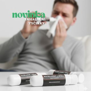 NOVINKA na eshopu ☄️ Přírodní nosní inhalátor namíchaný z BIO esenciálních olejů, které podporují volné dýchání a úlevu...