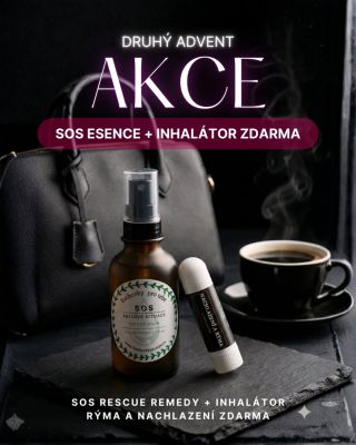 Druhý advent💫 a s ním přichází AKCE 💫 . - Objednej Bachovy SOS krizové esence a dostaneš k nim inhalátor zdarma 💫 ....